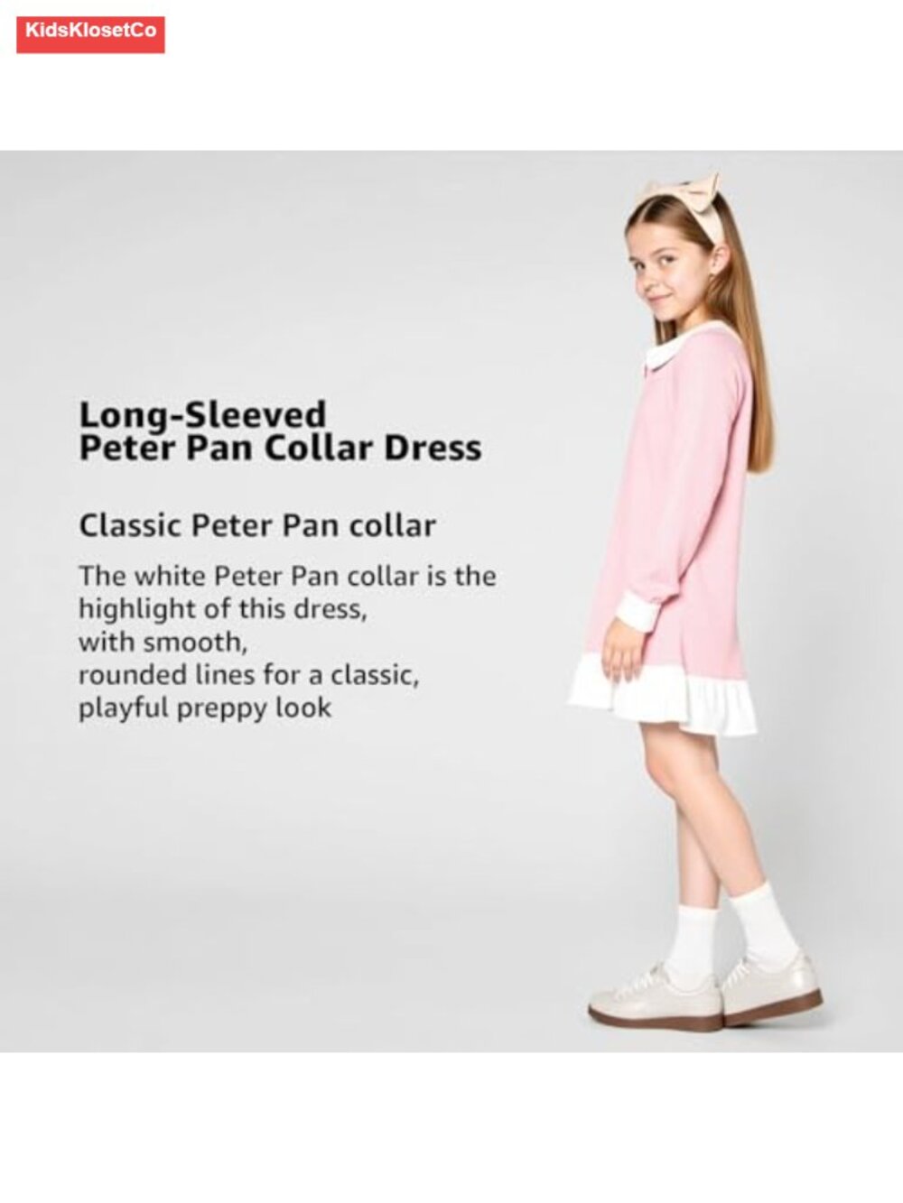 Girls Long Sleeve A-Line Tulle Princess Dress Midi Length Casual Party - Picture 2 of 5